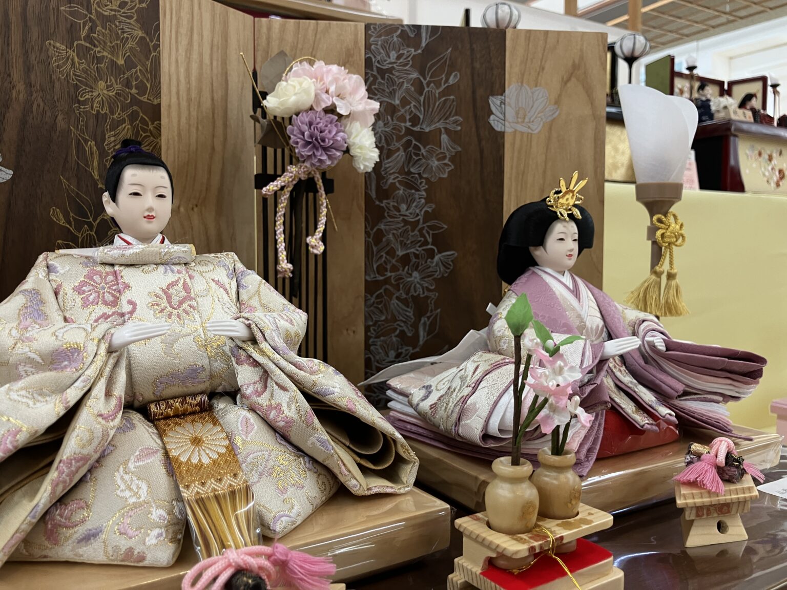 桃の節句 雛人形 | トピックス | 八女四季彩館（旧名称：八女人形会館）